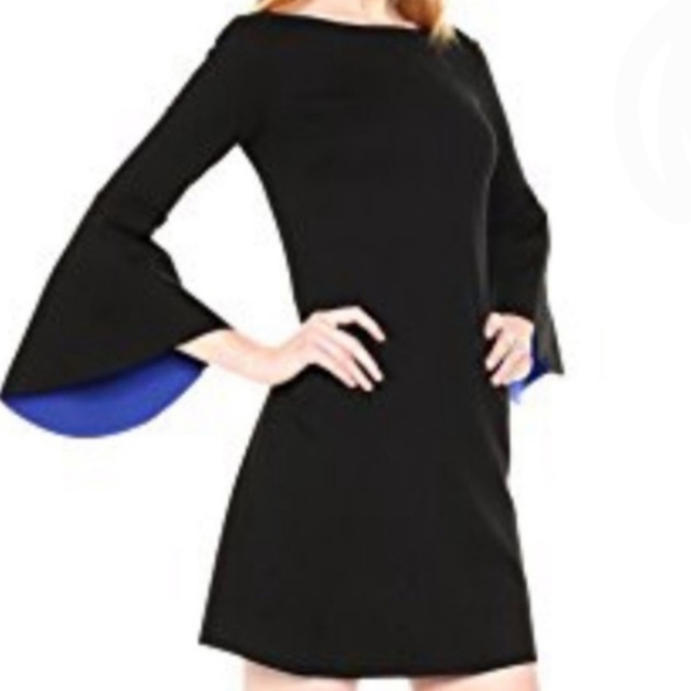 NWT Bailey 44 High Born Black Dress Size X-Small Long Sleeve Bell Sleeves LBD